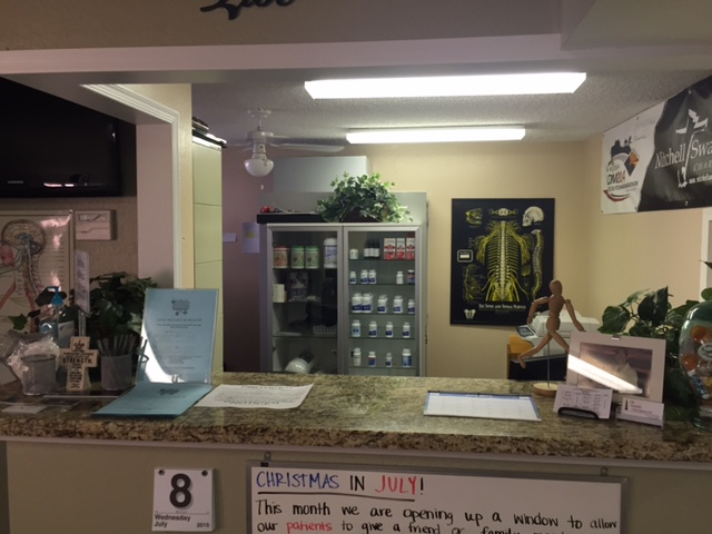 Front Desk of Ely Family Chiropracrtic